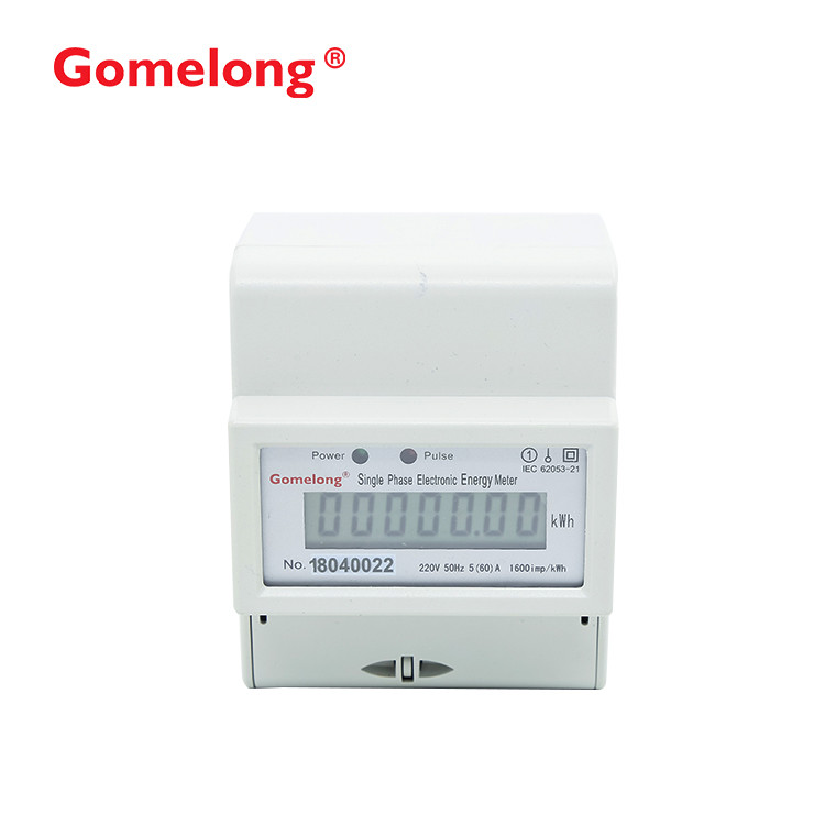 China Single Phase Lcd Digital Type Electric Meter , Intelligent Power Watthour Energy Meter wholesale