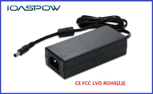 China AOKPOWER AC DC adapter power supply 24V 2.5A 60W CE FCC LVE DC plug 5.5*2.1 5.5*2.5 wholesale