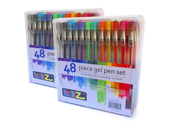 China Gel Pens 48 Gel Pen Tray Set wholesale