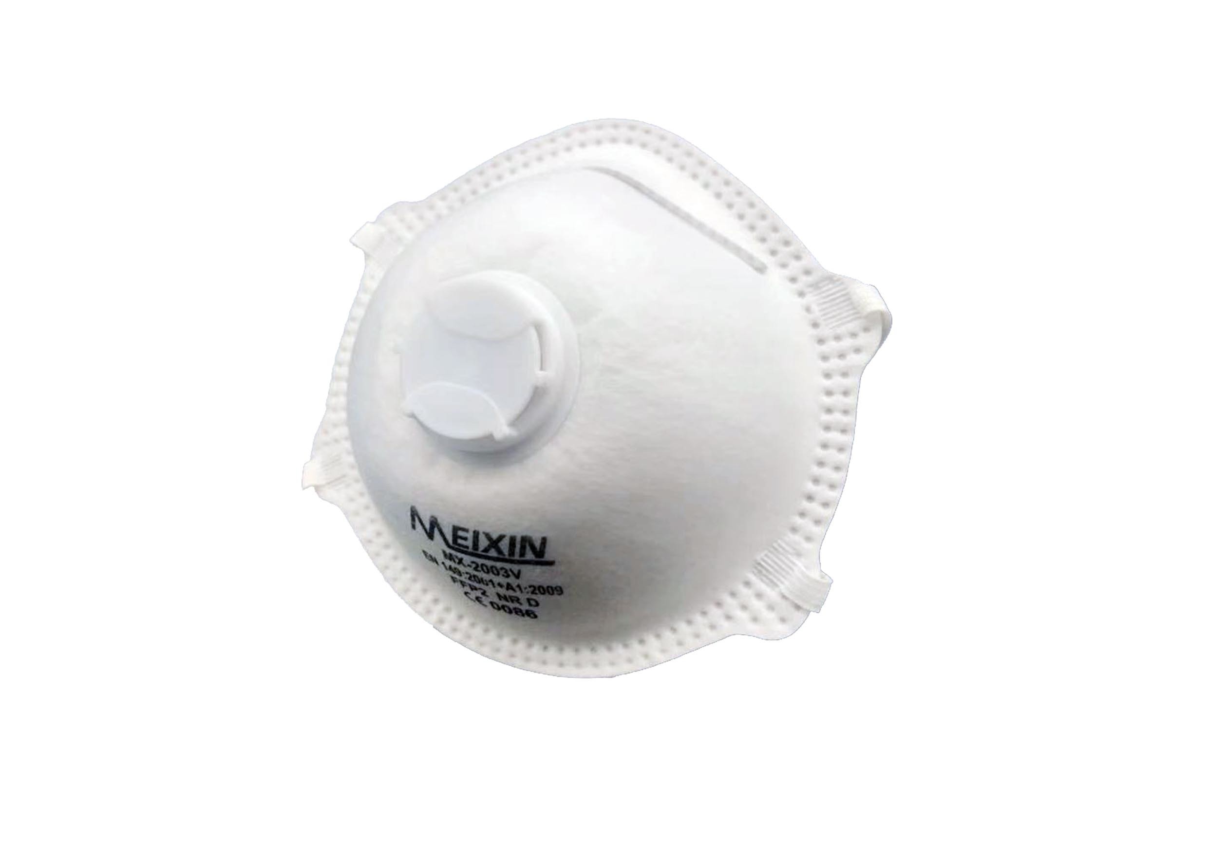 China Unique Design Mold Filter Mask , FFP2V D Carbon Filter Dust Mask Non Toxic wholesale
