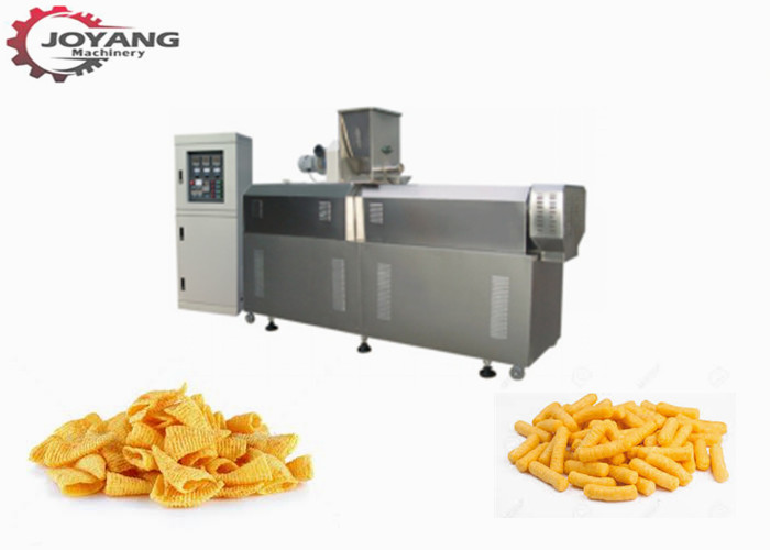 Buy cheap Industrial Twin Screw Extruder Corn Puff Production Line 160kg/H from wholesalers