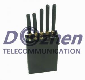 China 5 Antenna Portable Signal Jammer for GPS, Cell Phone, WiFi wholesale