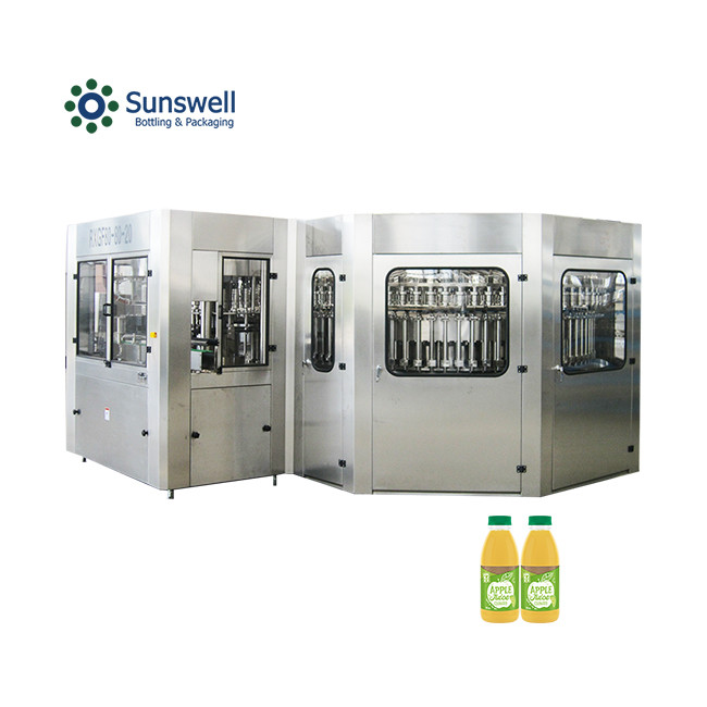 China Beverage Juice Filling Machine Electric Driven For 330 - 2250ml Bottle Volume wholesale