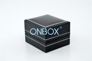 China Pocketable Luxury Jewellery Packaging Boxes Plastic Core W/ Black Paper wholesale