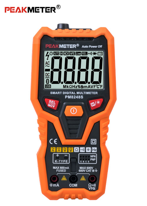 China High Safety Digital Multimeter Autorange , Auto Ranging Multimeter Electrical Continuity Tester wholesale