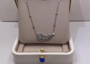 China JPN00590 0.66 Carats Personalized Diamond Jewelry Real Diamond Necklace wholesale