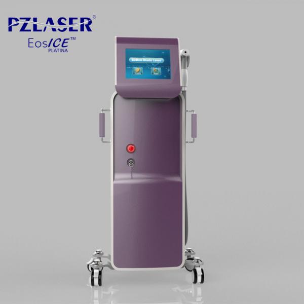 Quality Vertical 3 In 1 Pain Free Laser Hair Removal Machines / Laser Skin Care Machine for sale