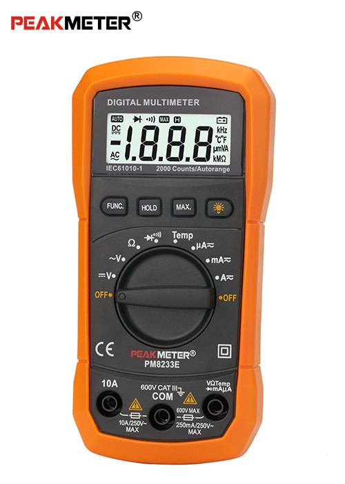 Buy cheap Hig Precision Auto Range Digital Multimeter Frequency Measurement Overload from wholesalers