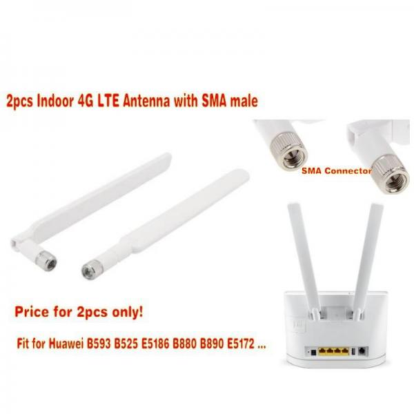 4g Lte 5 Dbi SMA Nickle plating Indoor Omni-directional Wireless Dipole Rubber Duck Antenna