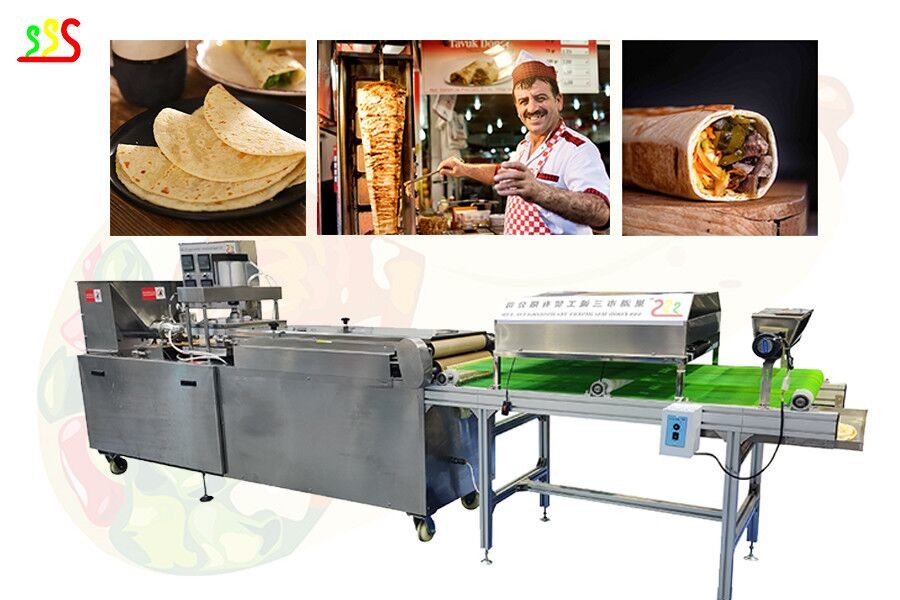 China 1000pcs/h Food Industry 30cm Lavash Production Line wholesale