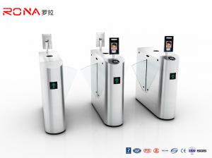 China 12VDC SUS 304 Flap Barrier Gate Turnstile R485 R232 With Face Recognition wholesale