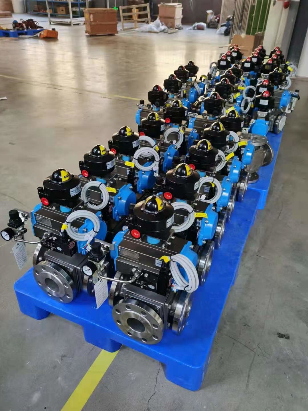 China 2''-30'' Class1500 Pneumatic Carbon Steel Floating And Trunnion Mounted  Ball Valve wholesale