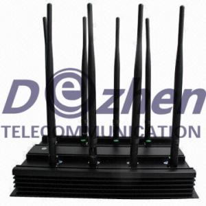 China 8 Bands Adjustable GPS Signal Jammer 3G 4G LTE Phone WiFi Blocker VHF UHF All Frequency wholesale