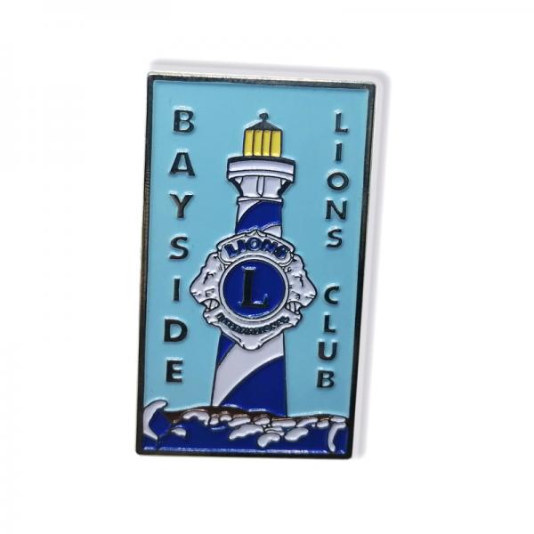 Quality Custom Embossed Enamel Personalised Metal Pin Badges OEM Pantone Color for sale