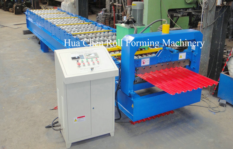 China Low Prices Customized Shutter Door Roll Forming Machine with 6M seaming machine on sale