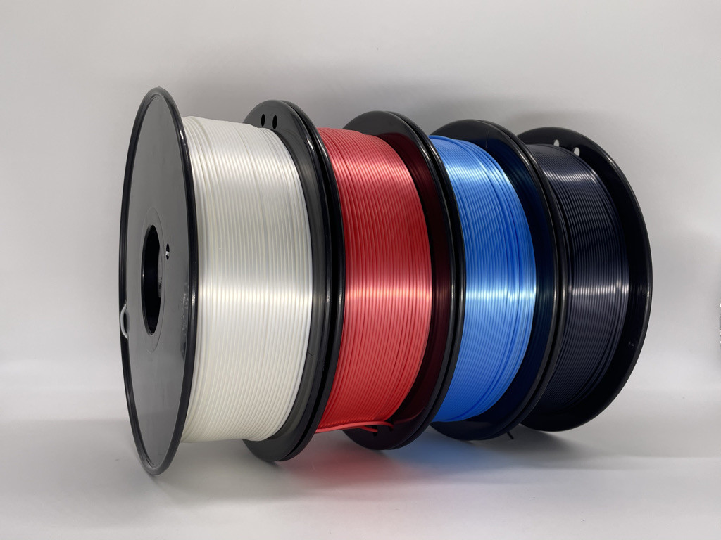 China Silk 1.75 Mm Pla 3d Printer Filament Rainbow 340m Length 1kg wholesale