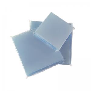 China Environmental PP Clear Card Protectors 53x53mm Mini Square Prime Board Game Card Sleeves wholesale