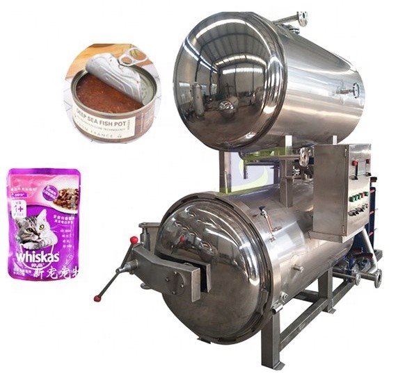 Fruit Juice Industrial Steam Sterilizer 4400*1600*1900 Mm Canning Retort Machine