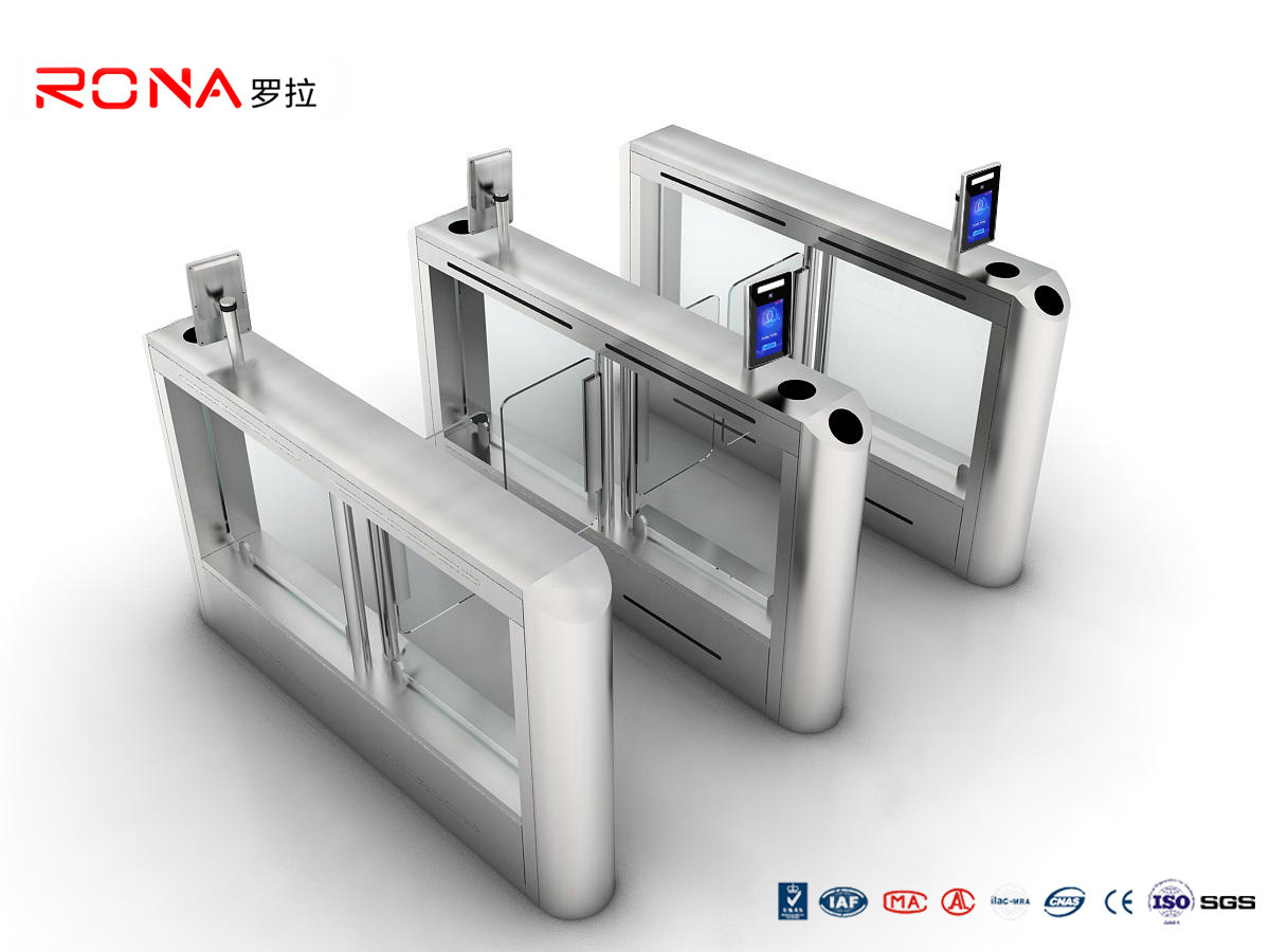 China Face Recognition Swing Gate Turnstiles SS304 Automatic Access Control Gate wholesale