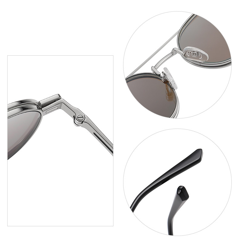 China UV400 Magnetic Sunglasses Clip On For Men Women Polarized Retro Anti Glare wholesale