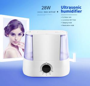 China 5L Negative Ion Ultrasonic Air Humidifier Timer Sleep Mode Rotary Knob Control wholesale