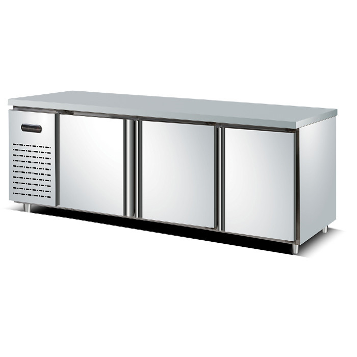 China 6ft 550L Commercial Stainless Steel Refrigerator Freezer wholesale