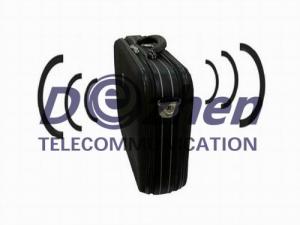 China Portable Mobile Phone Jammer , Cell Phone Blocker Small RF Power Handbag Design wholesale