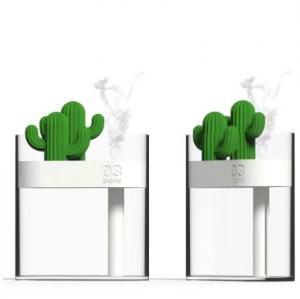 China Cxfhgy Clear Cactus Ultrasonic Air Humidifier 160ML Color Air Purifier Anion  Light USB Mist Maker Water Atomizer wholesale