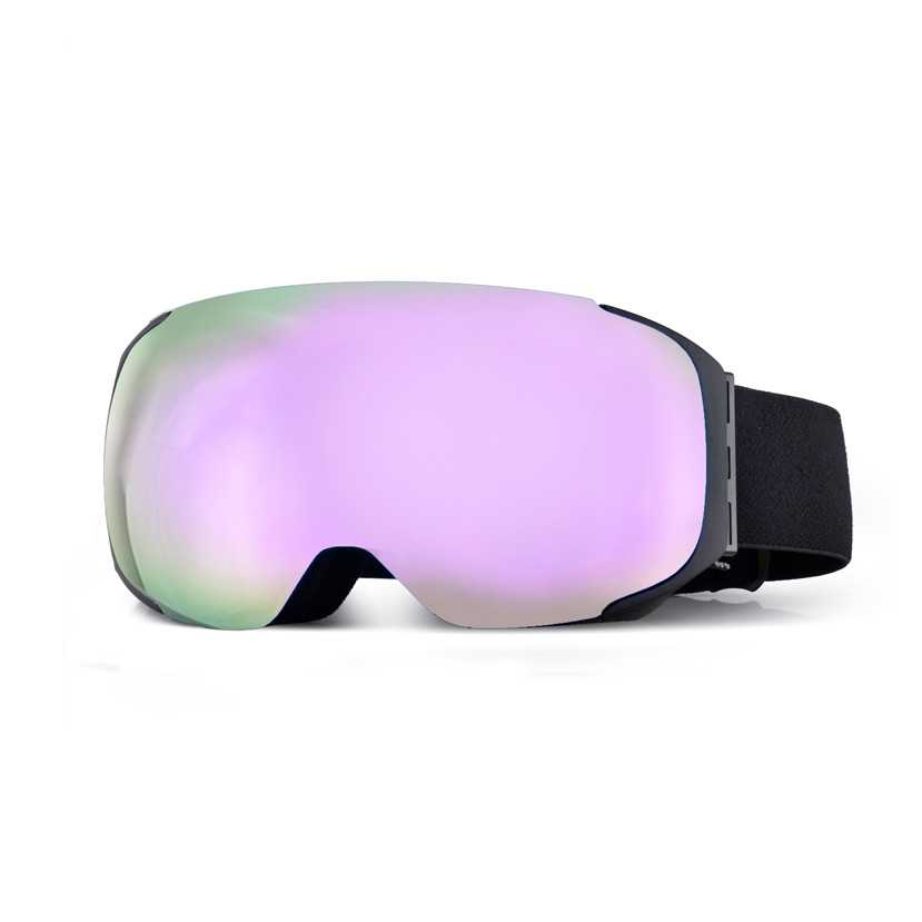 China Magnetic Snow Ski Goggles Interchangeable Double Lens Safety wholesale