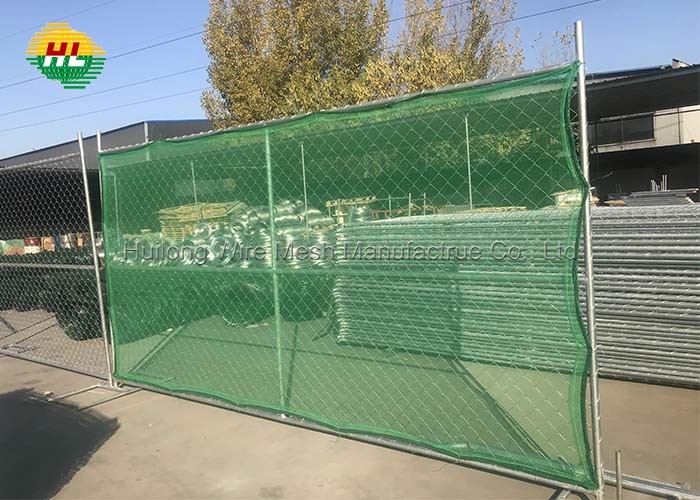 China Length 20m Chain Link Wire Fence , PVC Coated Temporary Diamond Mesh Fencing wholesale