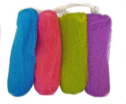 China Exfoliating Mesh Soap Saver Pouch (4pk)(Color Assorted) wholesale