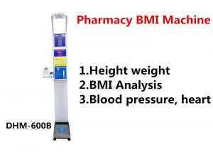 China Pharmacy Height And Weight Measuring Scale With Blood Pressure Machine DHM - 600B wholesale