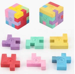 China Rubber Eraser, Promotional Fancy Puzzle 3D Shaped Eraser wholesale