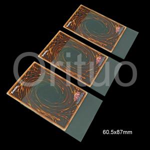 China Yugioh Vanguard Small Size Perfect Barrier Card Sleeves Top Loading 60x87mm wholesale