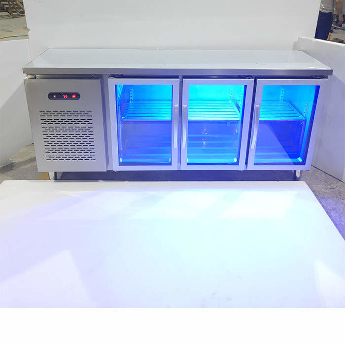 China CE 550L Commercial Stainless Steel Refrigerator Freezer wholesale