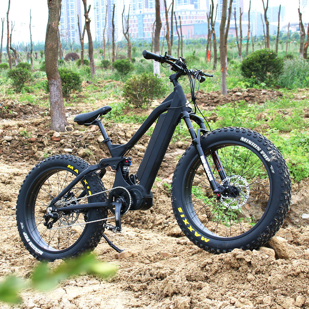 China Aluminum Frame E Fat Bike , Fat Electric Bicycle With 26*4.0 Kenda Fat Tire wholesale