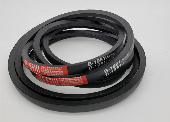 China Rubber Black 17mm Top Width 40degree B Type V Belt wholesale
