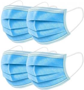 China Breathable 3 Ply Disposable Face Mask For Anti Droplet / Particulate / Bacteria wholesale