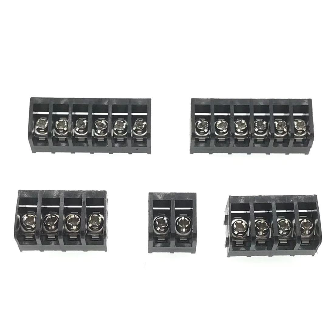 China 6.35mm / 0.25" Barrier Screw Terminal Blocks Jointable Straight Pin wholesale