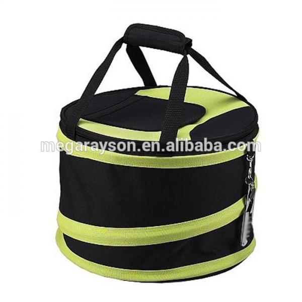 Thermal round insulated round lunch bag cooer bag for food