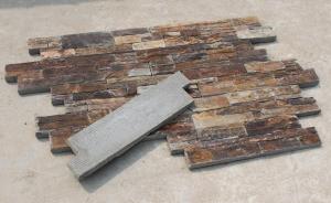China Rusty Slate Cemented Ledgestone Natural Stone Cladding Real Stone Veneer Slate Culture Stone wholesale