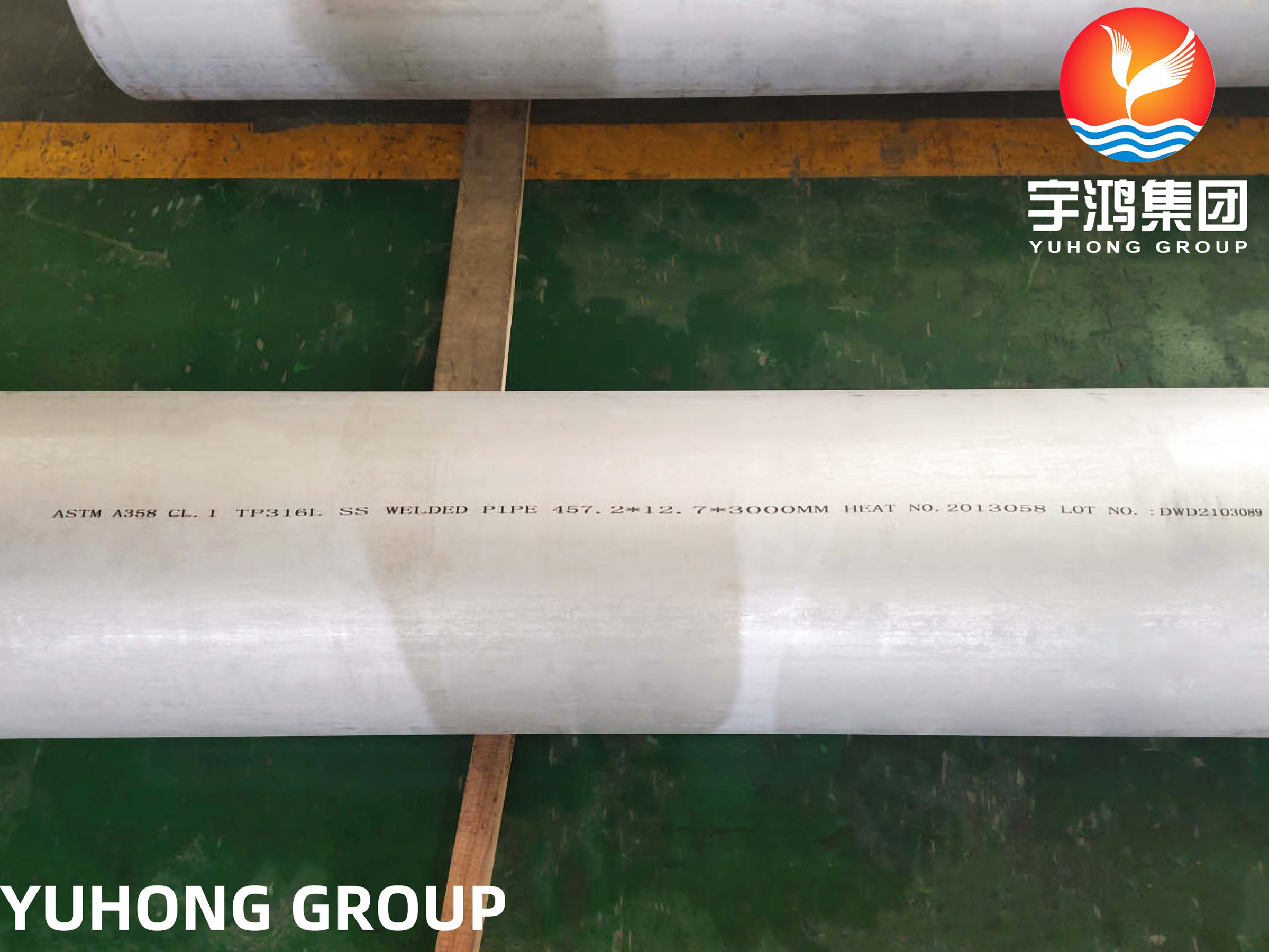 China ASTM A358 TP321-S CLASS 1 STAINLESS STEEL WELDED PIPE 100% RT PETROCHEMICAL APPLICATION wholesale