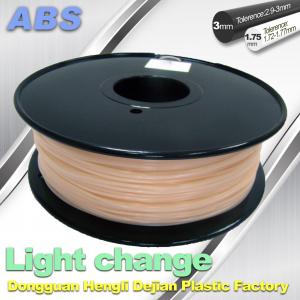 China ABS Light Change Color Changing Filament Stable In Performance wholesale