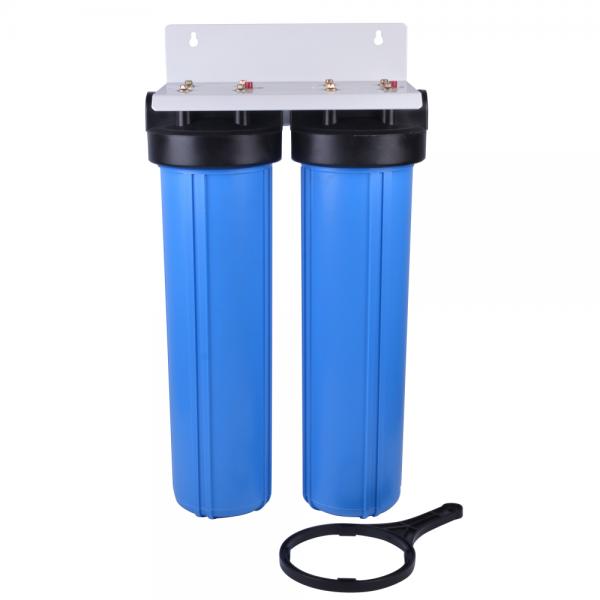 220V 20 Inch Big Blue Water Filter 39*23*73cm 0.4MPa Domestic Water Filter
