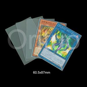 China Clear Yugioh Inner Card Sleeves 60x87mm Perfect Size For Small Cards Protection wholesale