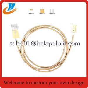 China Gold silver balck etc colorful magnetic cable custom,Metal cable USB data charging for best price wholesale wholesale