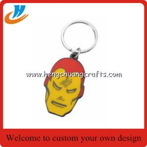 China 2017 New Cute Cartoon Human Icloud Keychain,mask icloud metal keyrings wholesale