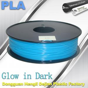 China Glow In The Dark Filament For 3D Printer PLA Filament 1.75mm / 3.0mm wholesale