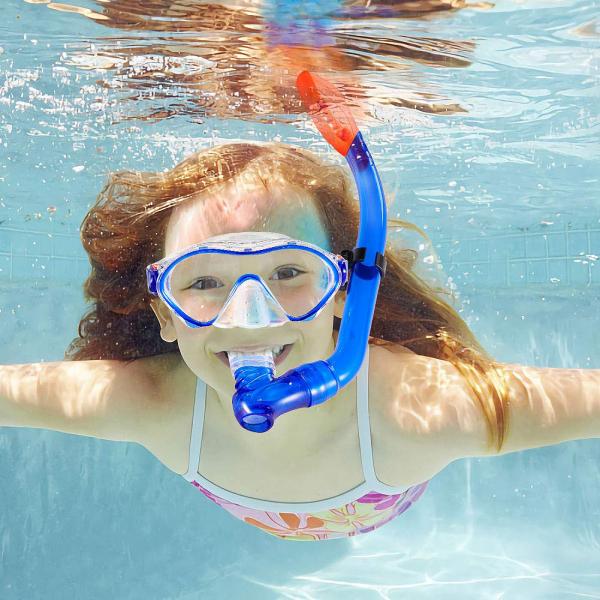 Food Grade Silicone Fully Dry Top Snorkel Tube For Diving