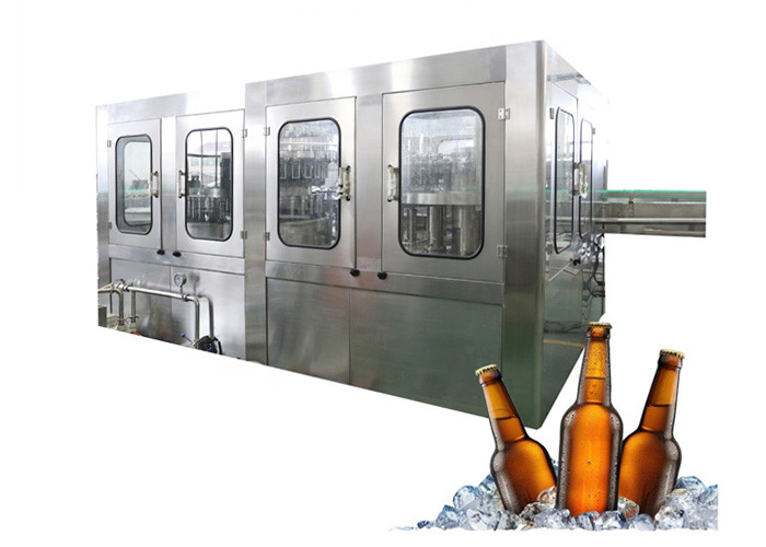 China 6000BPH Stainless Steel Screw Conveying Beer Filling Machine wholesale